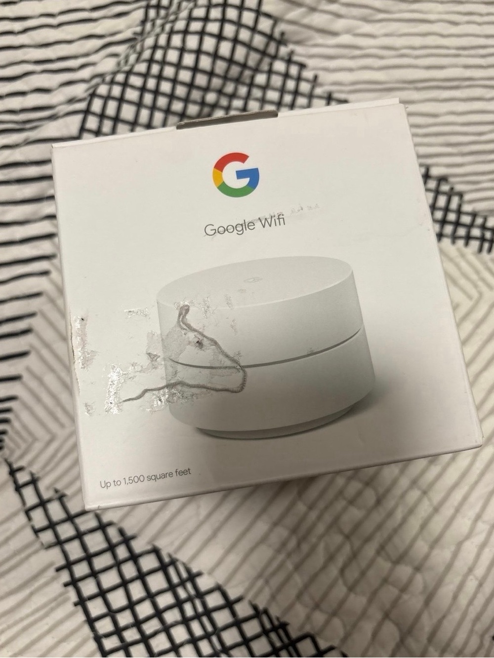 Google WiFi Point AC1200 Router White Brand New Open Box